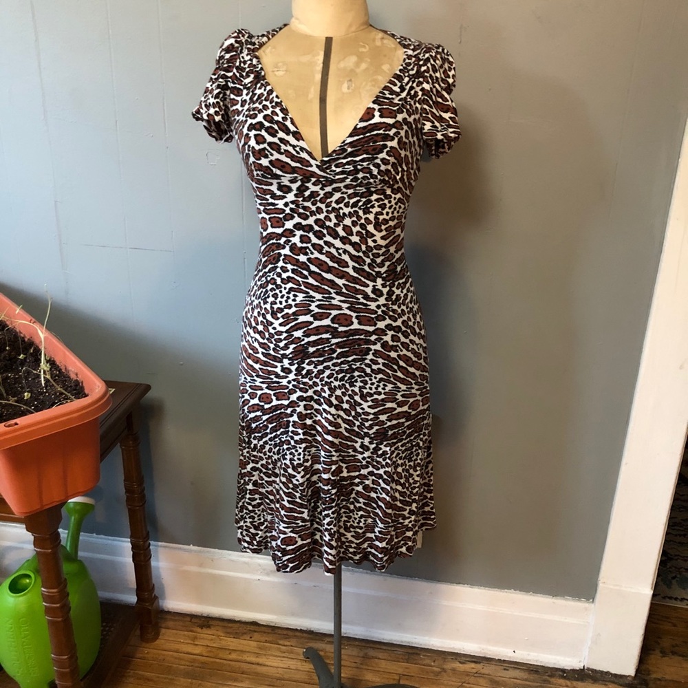 Betsey Johnson Cheetah Print Dress